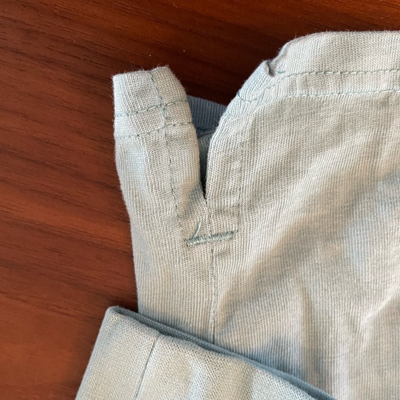 Ivory Ella Fit Doodle Long Sleeve Tee in Stillwater XXS - Picture 6 of 8